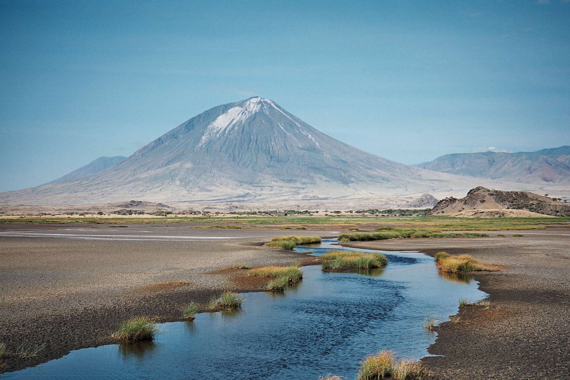 Flamingos at Lake Natron